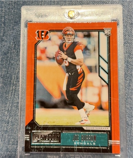 2020 Panini Playbook #101 Joe Burrow Rookie Card Cincinnati Bengals — front