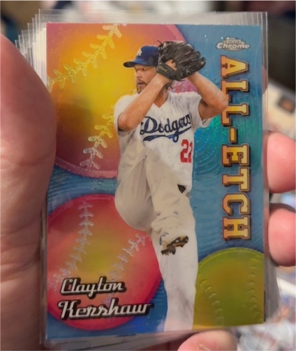 2024 Topps Chrome #CAE-19 Clayton Kershaw All-Etch — front
