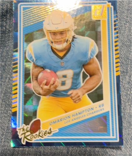 2025 Panini Donruss The Rookies #8 Omarion Hampton — front