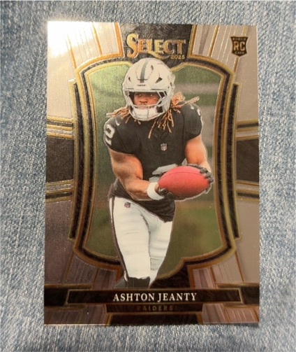 2025 Panini Select #104 Ashton Jeanty Premier Level — front