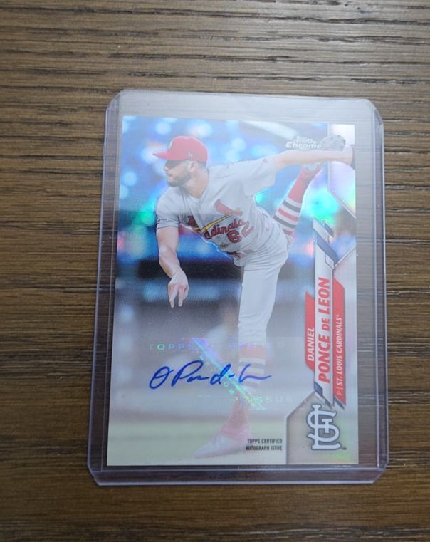 2020 Topps Chrome Update #USA-DP Daniel Ponce de Leon — front