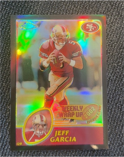 2003 Topps Chrome #154 Jeff Garcia — front