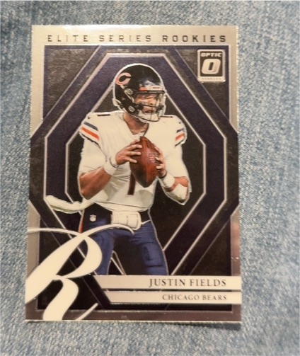 2021 Donruss Optic Elite Series Rookies #ESR-4 Justin Fields — front