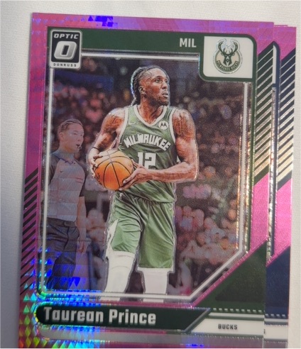 2024-25 Panini Donruss Optic #5 Taurean Prince Milwaukee Bucks — front