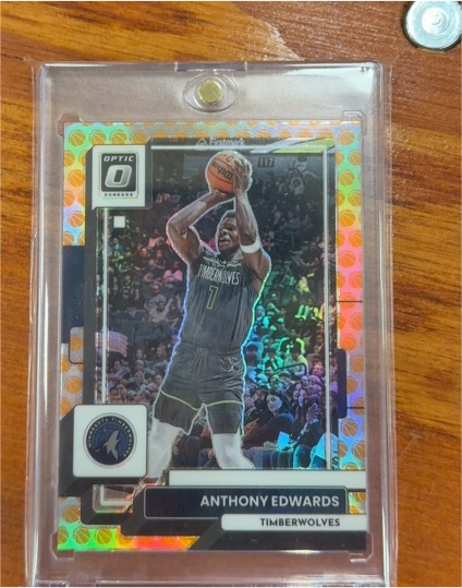 2022-23 Donruss Optic #45 Anthony Edwards — front