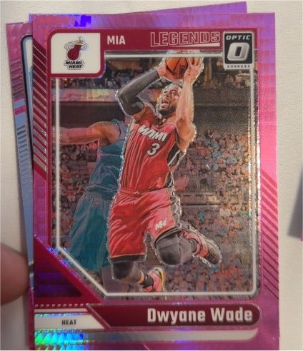 2024-25 Donruss Optic Legends Pink Hyper #231 Dwyane Wade — front