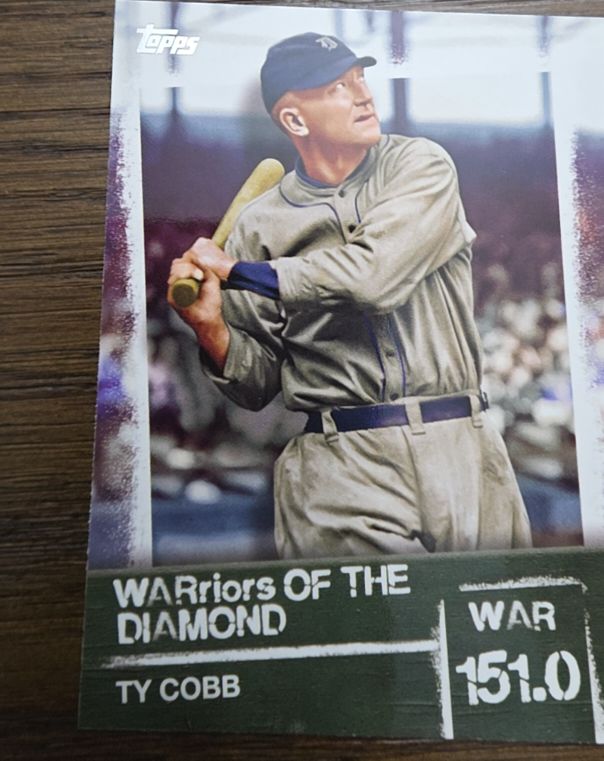 2020 Topps Warriors of the Diamond #WOD-13 Ty Cobb — front