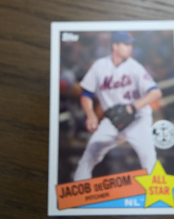 2020 Topps #85AS-17 Jacob deGrom 1985 Topps Baseball 35th Anniversary All-Stars — front