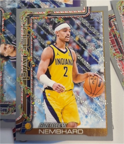 2025-26 Topps Holiday #H42 Andrew Nembhard — front
