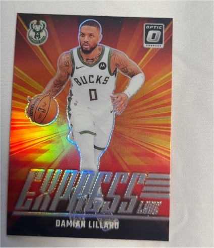 2024-25 Donruss Optic #14 Damian Lillard Express Lane — front
