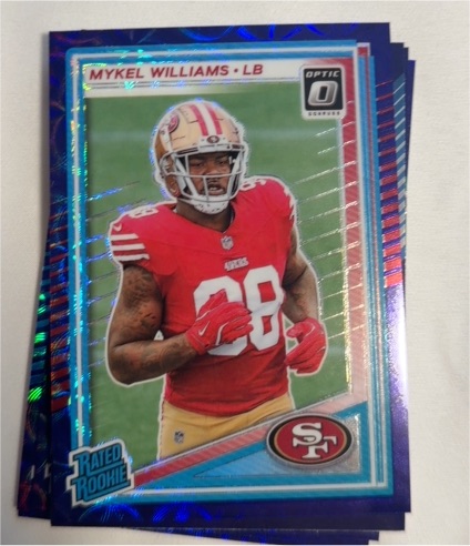 2025 Panini Donruss Optic #210 Mykel Williams — front