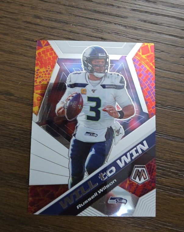 2020 Panini Mosaic Will to Win #WW3 Russell Wilson — front