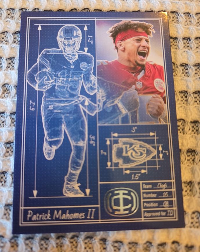 2025 Panini Icon Collection #TA-11 Patrick Mahomes II — front