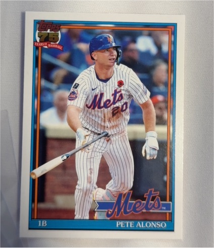 2026 Topps Series 1 1991 #T91-12 Pete Alonso — front