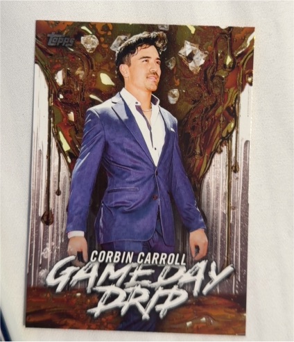 2026 Topps Series 1 Game Day Drip #GD-14 Corbin Carroll — front