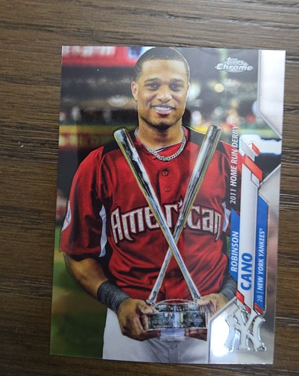 2020 Topps Chrome Update #U-97 Robinson Cano Home Run Derby New York Yankees — front