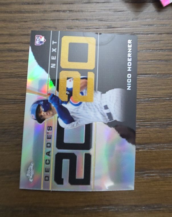 2020 Topps Chrome Update #DNC-24 Nico Hoerner Decades Next Rookie — front