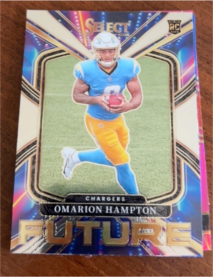 2025 Panini Select #13 Omarion Hampton Future — front