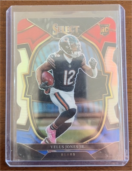 2022 Panini Select #63 Velus Jones Jr. — front