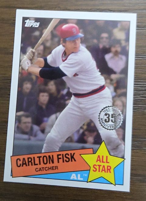 2020 Topps 35th Anniversary 1985 All Star Insert Carlton Fisk #85AS-27 — front
