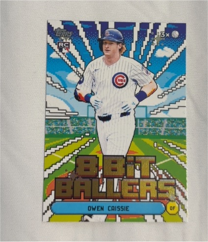 2026 Topps Series 1 #8B-18 Owen Caissie 8 Bit Ballers — front