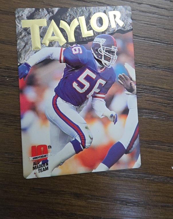 1993 Action Packed 10th Anniversary All-Madden Team #38 Lawrence Taylor — front