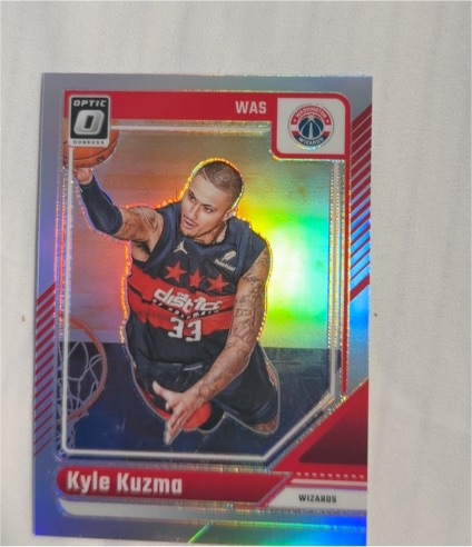 2024-25 Panini Donruss Optic #10 Kyle Kuzma Washington Wizards — front
