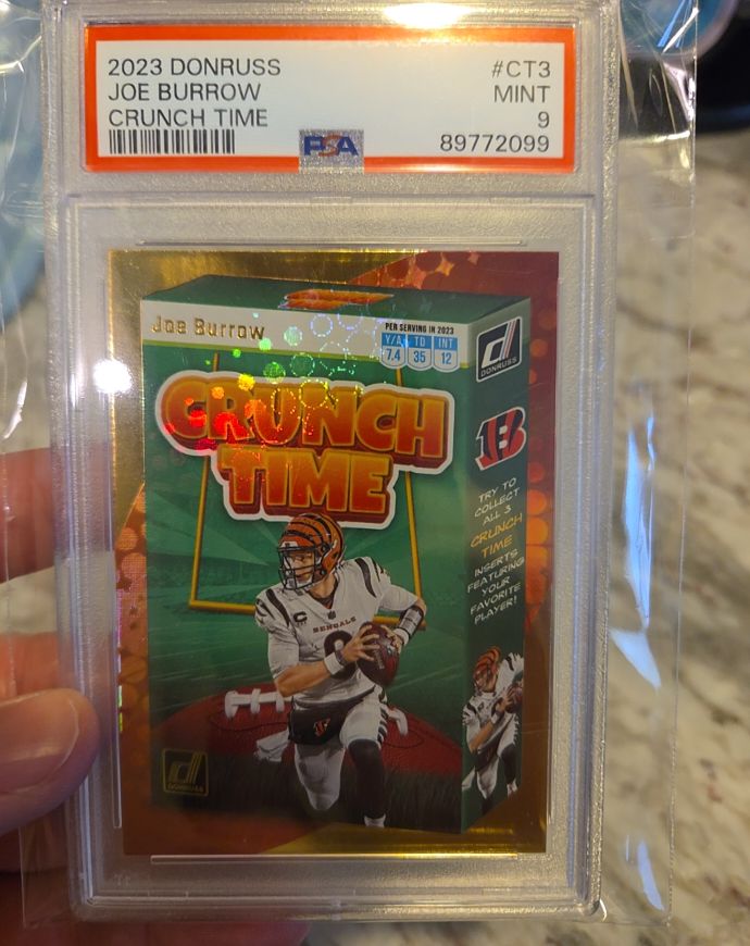 2023 Panini Donruss #CT-3 Joe Burrow Crunch Time — front
