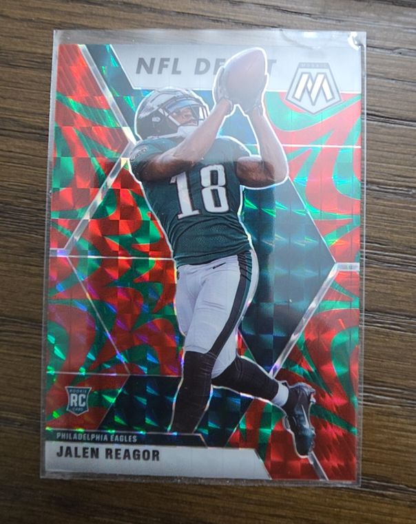 2020 Panini Mosaic #271 Jalen Reagor NFL Debut Rookie — front