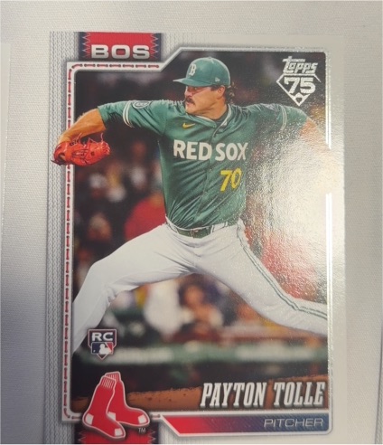 2025 Topps #70 Payton Tolle — front