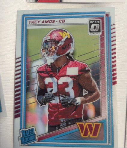 2025 Donruss Optic #267 Trey Amos — front
