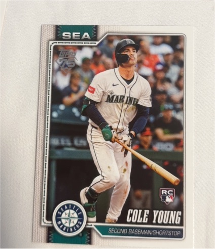 2026 Topps Series 1 #129 Cole Young — front