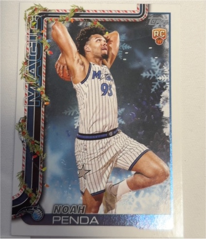 2025-26 Topps Holiday #H192 Noah Penda — front