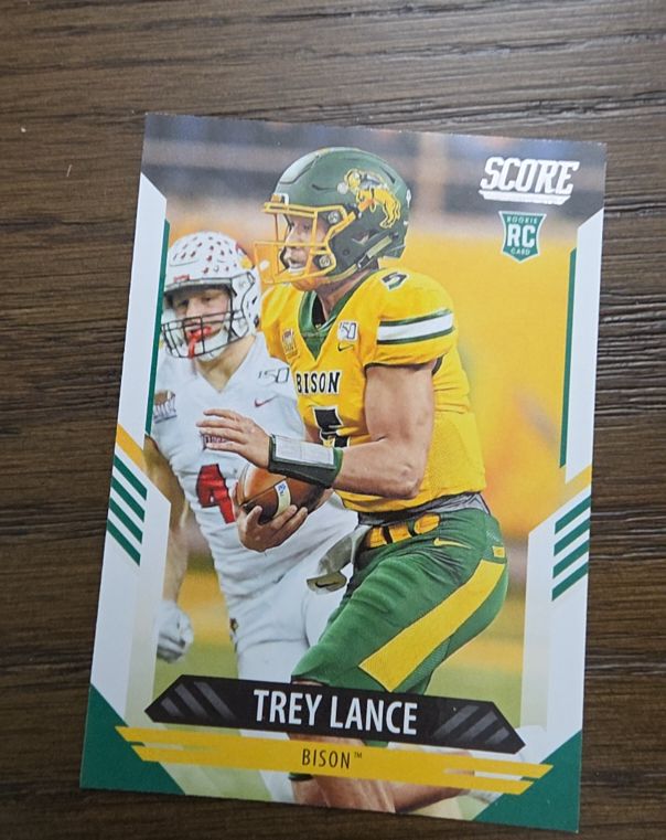 2021 Panini Score #303 Trey Lance — front