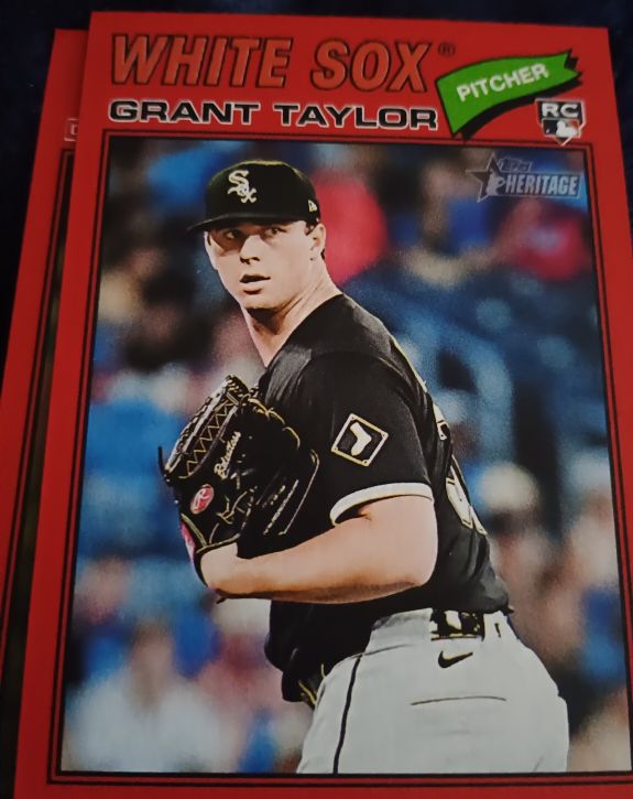 2026 Topps Heritage #329 Grant Taylor — front