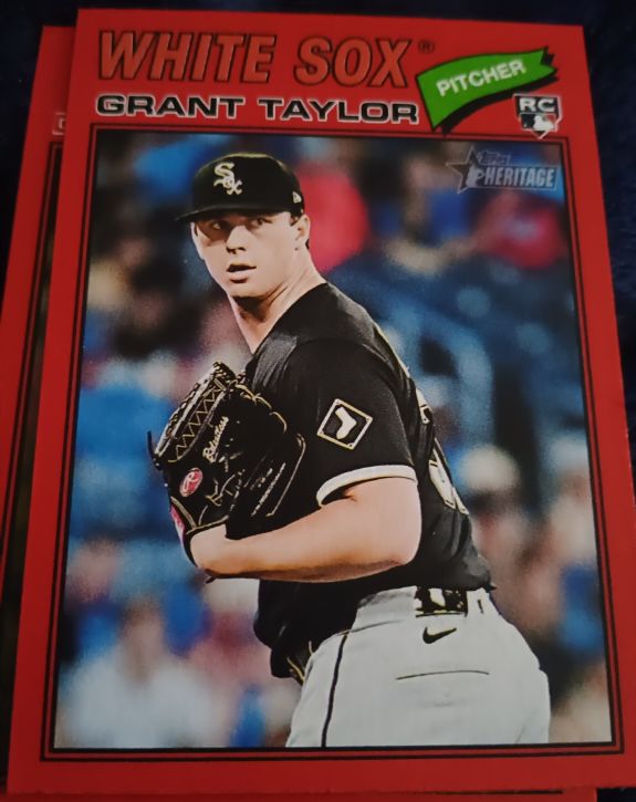 2026 Topps Heritage #329 Grant Taylor — front