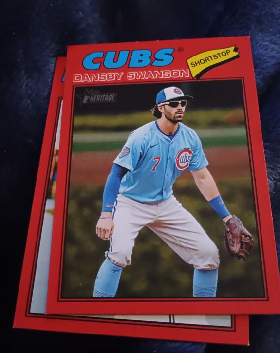 2026 Topps Heritage #97 Dansby Swanson — front