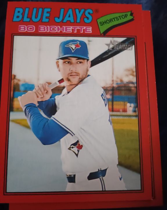 2026 Topps Heritage #122 Bo Bichette — front
