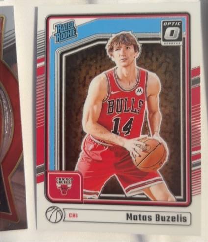 2024 Panini Donruss Optic #14 Matas Buzelis — front