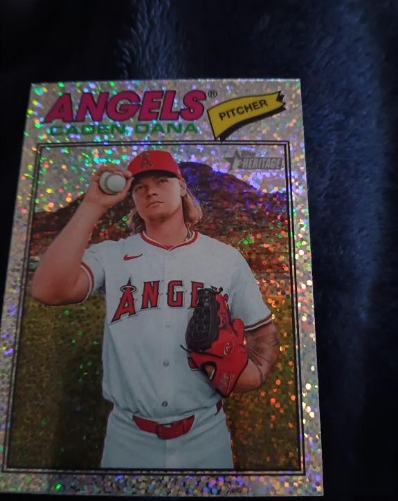2026 Topps Heritage #121 Caden Dana — front