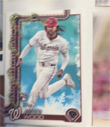 2025 Topps Holiday #H94 James Wood — front