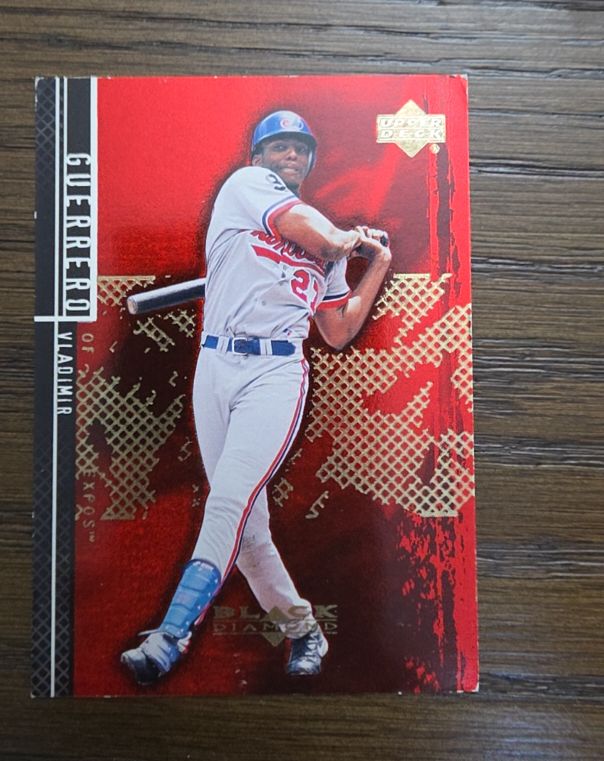 2000 Upper Deck Black Diamond Rookie Edition #65 Vladimir Guerrero — front