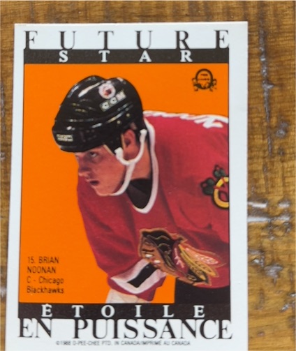 1988 O-Pee-Chee Stickers #15 Brian Noonan — front