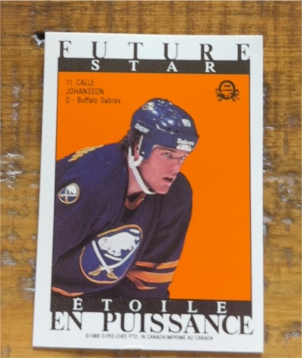 1988 O-Pee-Chee Future Star #11 Calle Johansson — front