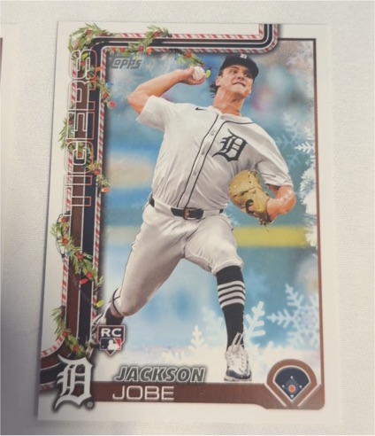 2025 Topps Holiday #H160 Jackson Jobe — front