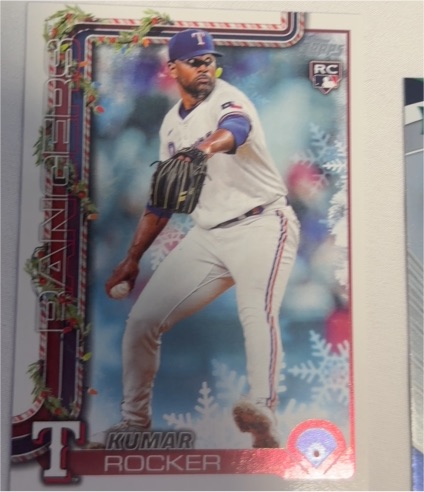 2025 Topps Holiday #H148 Kumar Rocker — front