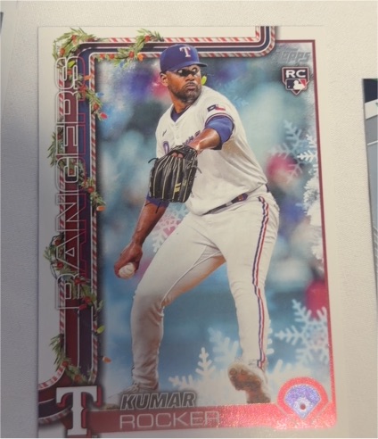 2025 Topps Holiday #H148 Kumar Rocker — front