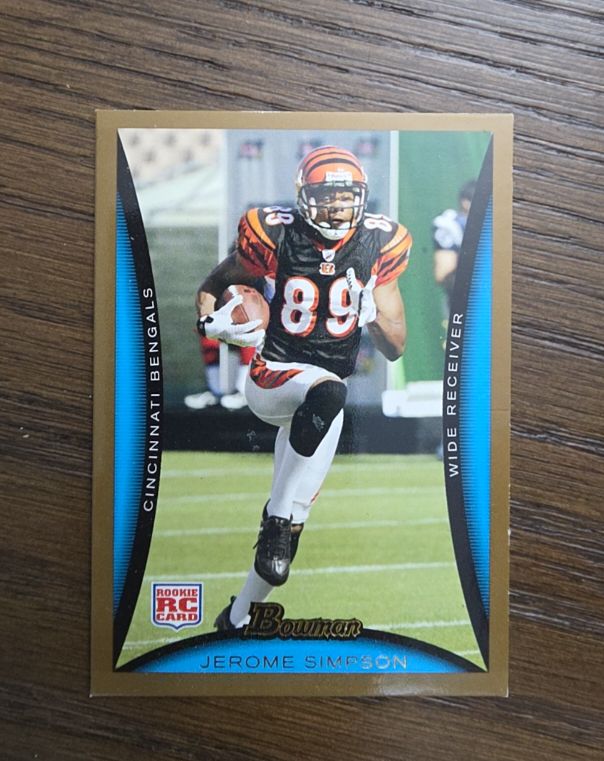 2008 Bowman #209 Jerome Simpson — front