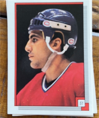 1988-89 O-Pee-Chee Stickers #51 Chris Chelios — front