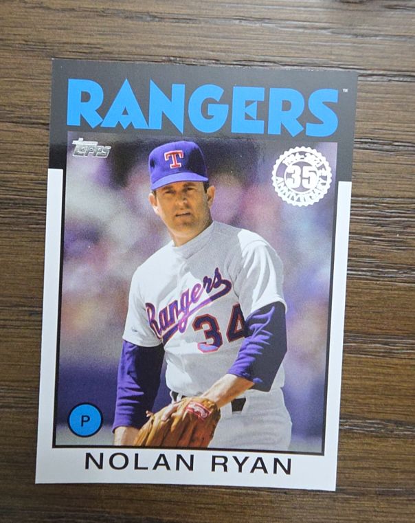 2021 Topps 1986 Topps Baseball 35th Anniversary #86B-34 Nolan Ryan — front